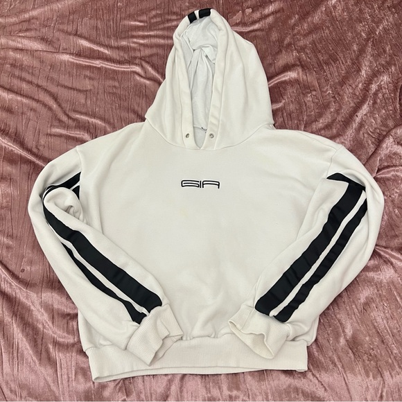I.AM.GIA White Logo Striker Hoodie - Picture 2 of 5